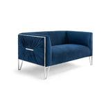 Truro Loveseat in Blue Xcella