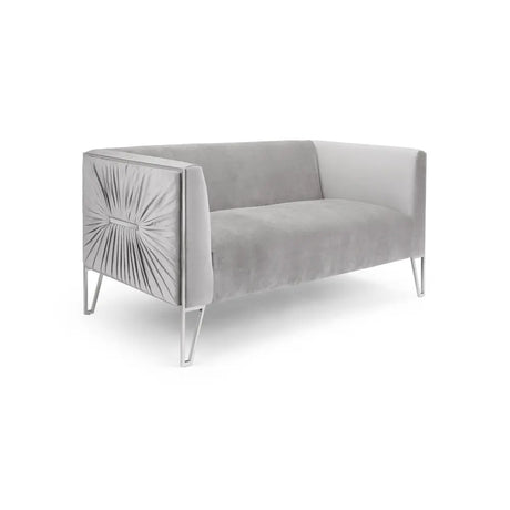 Truro Loveseat in Grey Xcella