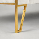 Truro Accent Chair Matte Gold Xcella