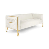 Truro Sofa Matte Gold Xcella