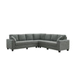 Kelsier Sectional in Grey Complete Home Furnish