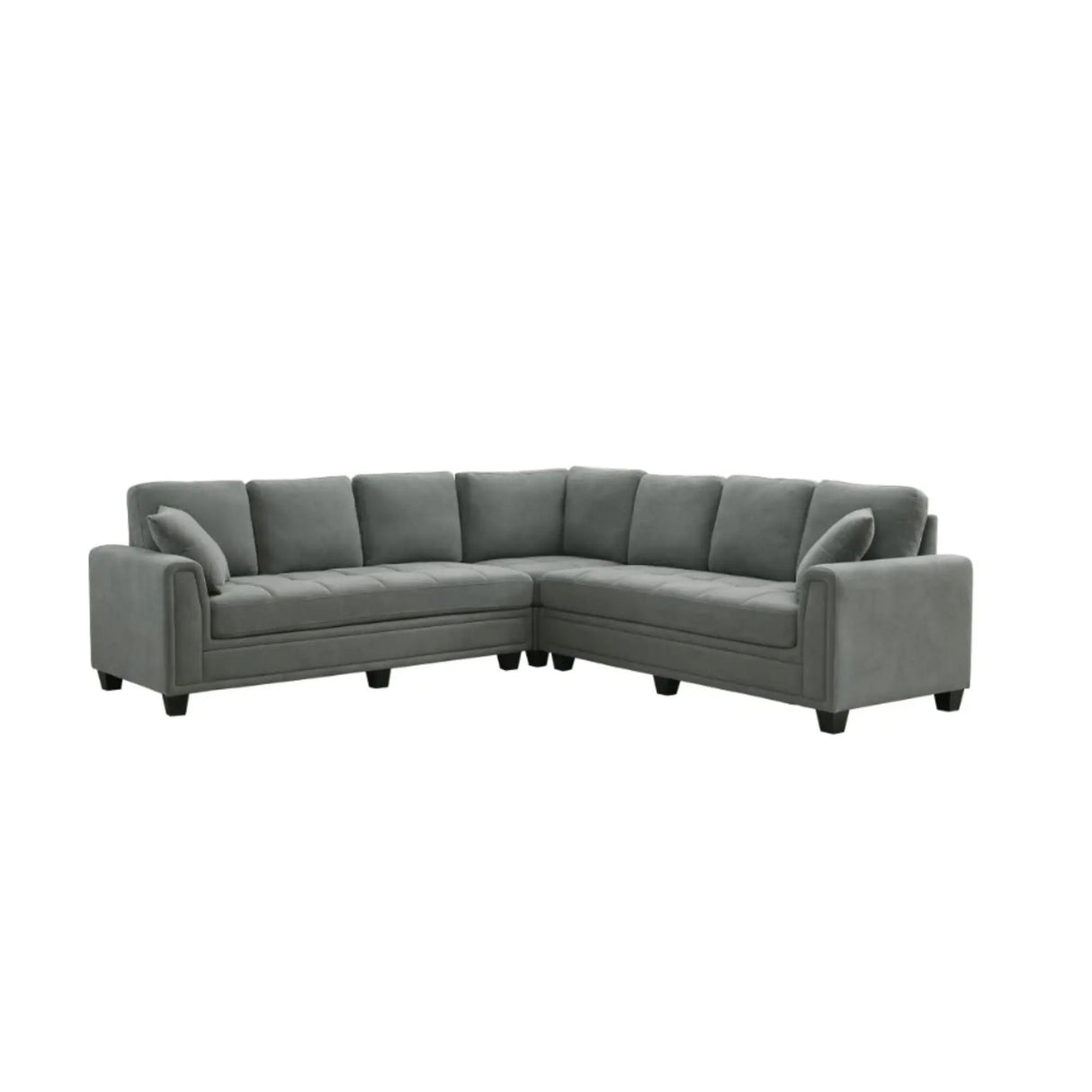 Kelsier Sectional in Grey Complete Home Furnish