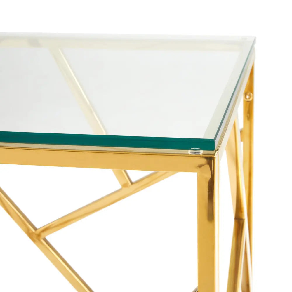 Carole Console Table: Gold Xcella