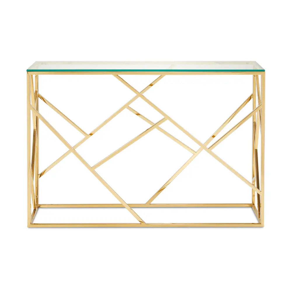 Carole Console Table: Gold Xcella