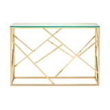 Carole Console Table: Gold Xcella