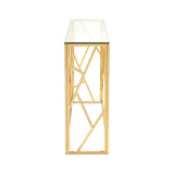 Carole Console Table: Gold Xcella