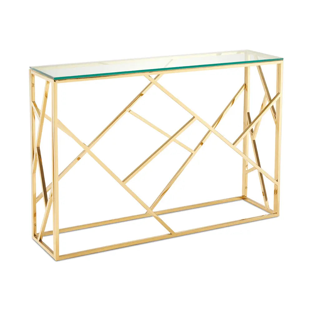 Carole Console Table: Gold Xcella