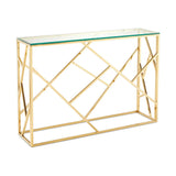 Carole Console Table: Gold Xcella