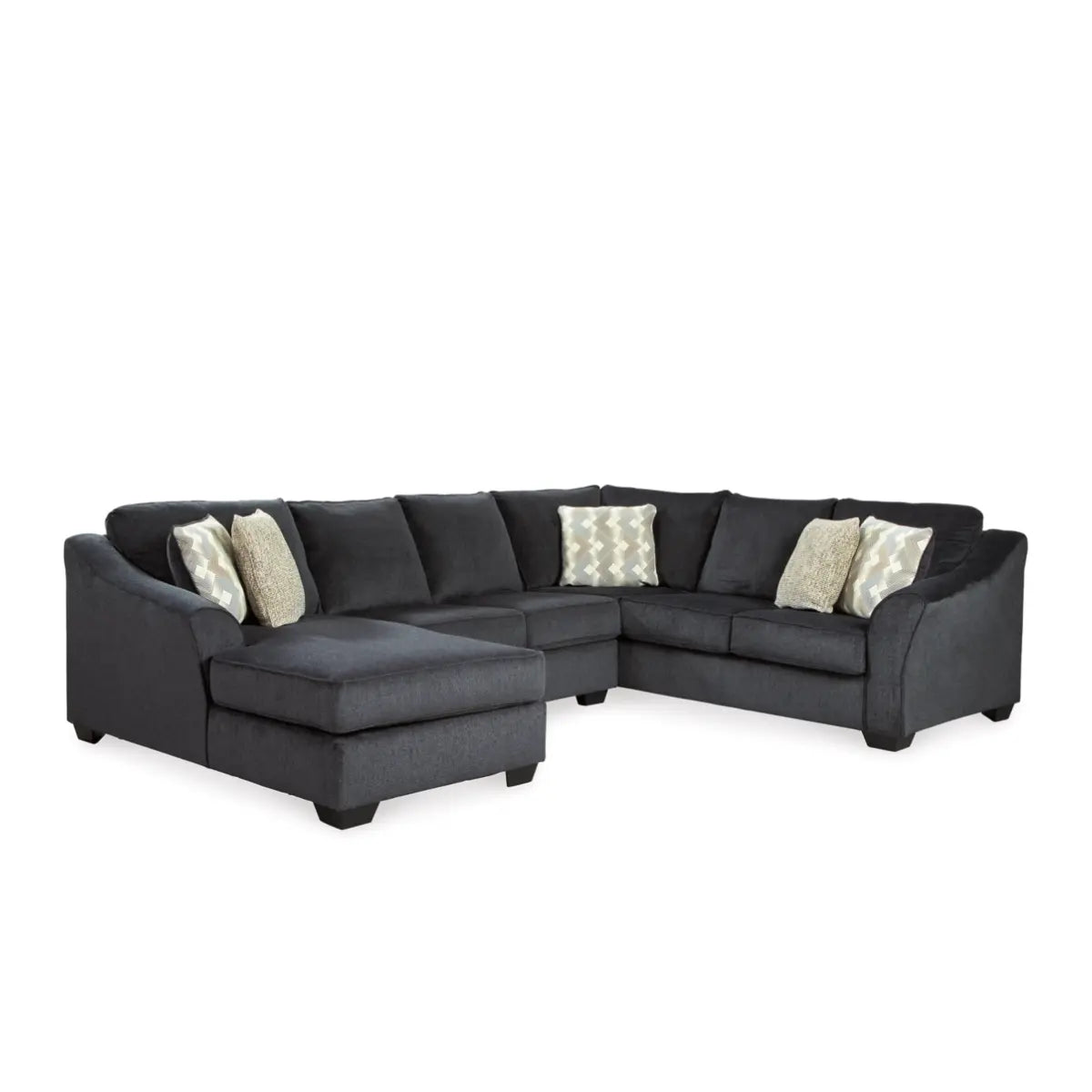 Ashley Eltmann 3Pc Sectional in Slate Complete Home Furnish