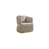 Delta Accent Chair in Cream Chenille Decoline