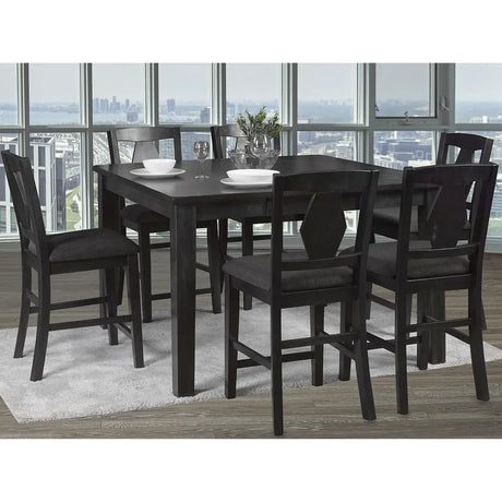 Sasha Wood Pub Height Dining Set Kwality