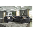 Ashley Eltmann Cuddler Sectional in Slate Signature Design by Ashley