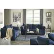 Ashley Darcy Sofa Set in Blue Signature Design by Ashley