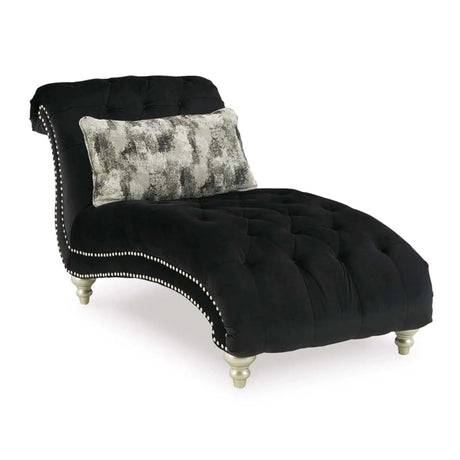 Ashley Harriotte Velvet Chaise Signature Design by Ashley