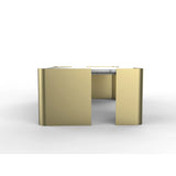 Hugo Coffee Table in Gold Brassex