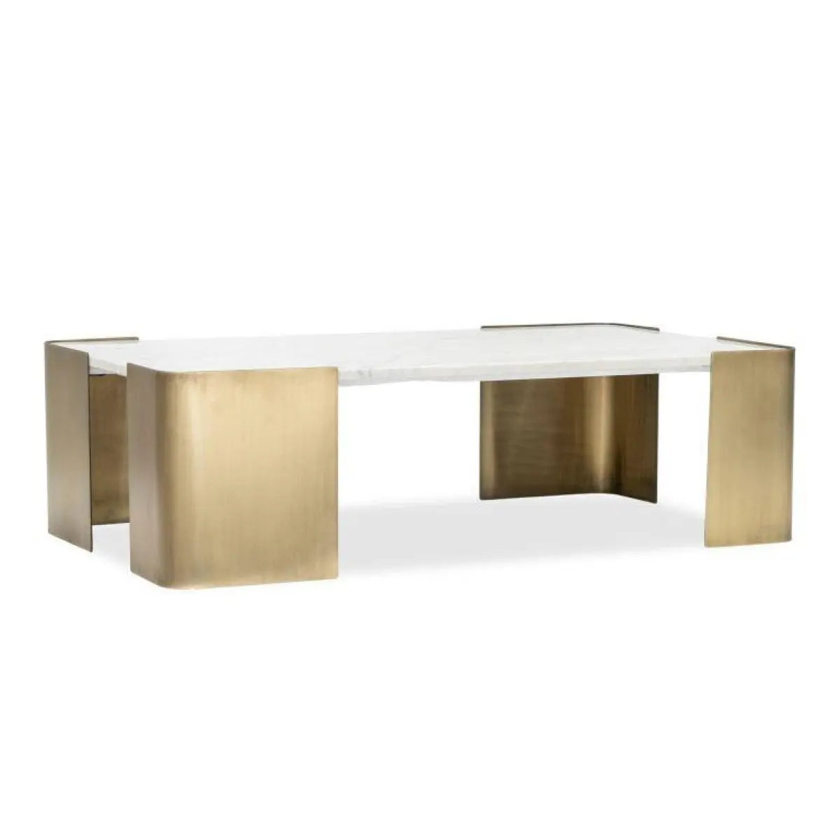 Hugo Coffee Table in Gold Brassex