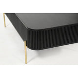 Fontana Coffee Table in Black Brassex