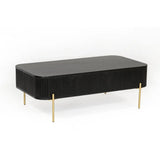 Fontana Coffee Table in Black Brassex