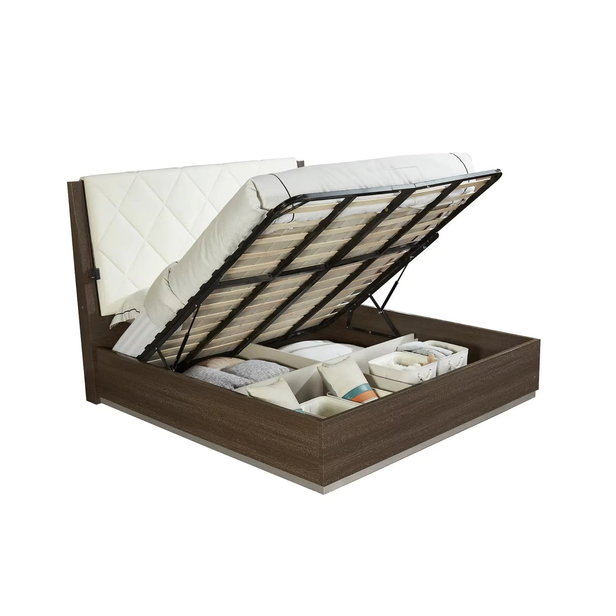 2504 Bedroom Set in Brown Complete Home Furnish