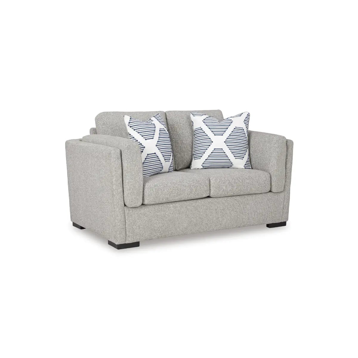 Ashley Evansley Loveseat in Pewter Signature Design by Ashley