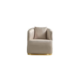 Delta Accent Chair in Cream Chenille Decoline