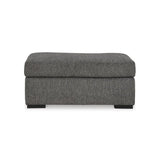 Ashley Gardiner Sofa Chaise with Ottoman in Pewter Signature Design by Ashley