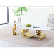 Wave Marble Coffee Table VFI