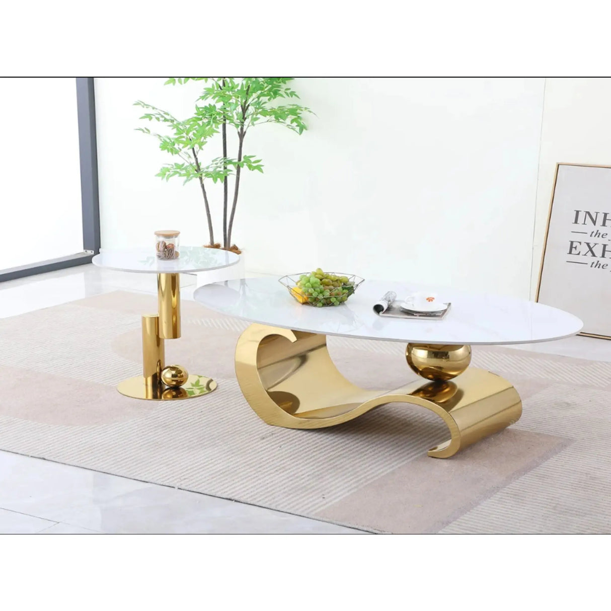 Wave Marble Coffee Table VFI