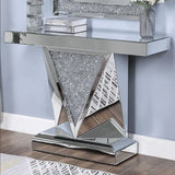 Acmi Geometric LED Console Table Galaxy