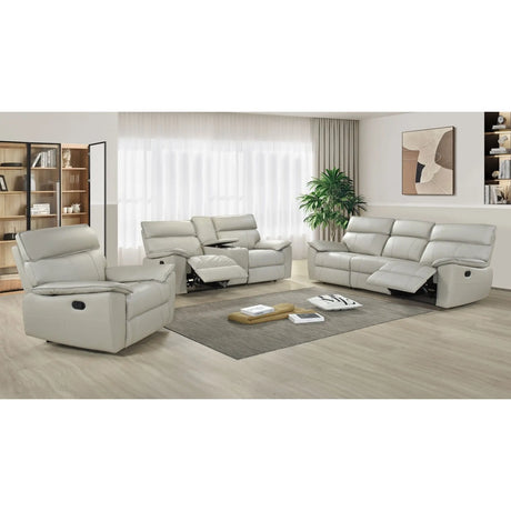 3509 Leather Manual Recliner Sofa Set VFI