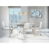 Porfirio 5 pc Glass Dining Set 3645 - Complete Home Furnish