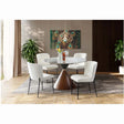 Greer 5Pc Dining Set in White 3696 M.A.Z