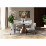 Greer 5Pc Dining Set in Grey 3696 M.A.Z