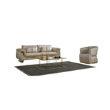 Delta Sofa in Cream Chenille Decoline