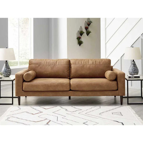 Ashley Telora Sofa In Caramel - Brampton Furniture Store