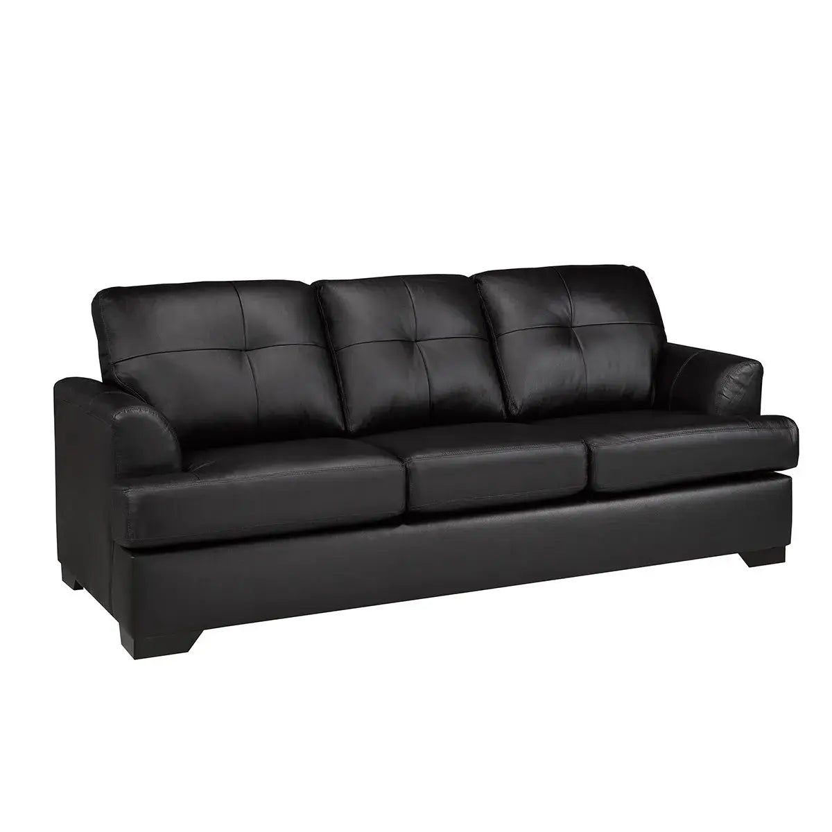 Zurick Leather Sofa Set in Black | Top Furniture Store in Brampton