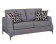 Gibson Loveseat Graphite Sofa by Fancy