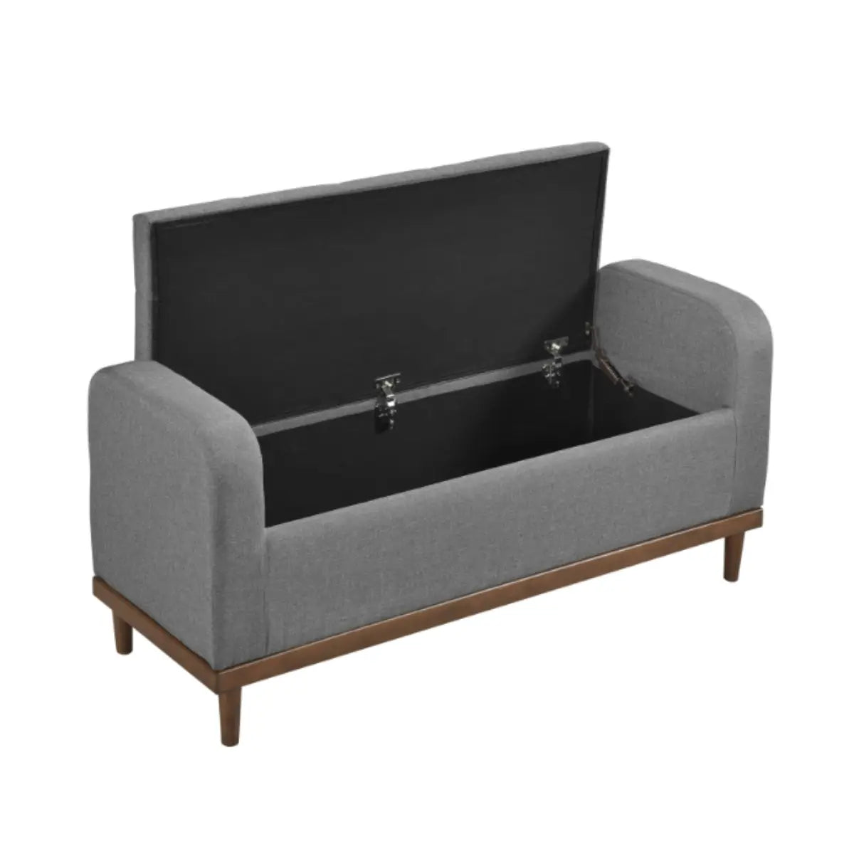 Lift Top Storage Bench 4590GY Complete Home Furnish