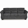 Ashley Miravel Sofa in Gunmetal Signature Design by Ashley