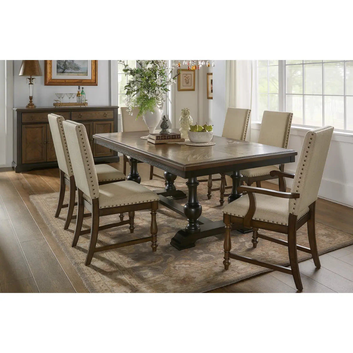 Stonington Dining Set 5703 Complete Home Furnish