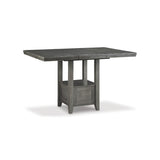 Ashley Hallanden Pub Height Dining Set in Grey Signature Design by Ashley