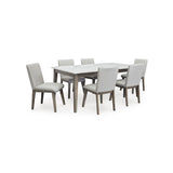 Ashley Loyaska Dining Set in Grey Signature Design by Ashley