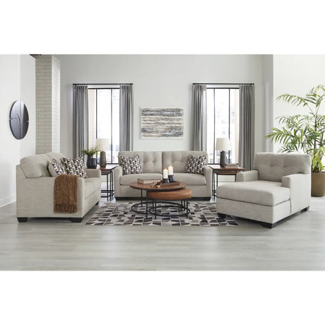 Ashley Mahoney Sofa Set in Pebble Signature Design by Ashley