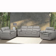 SBF Albia 3pc Sofa Set Steel Grey Sofa by Fancy