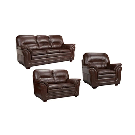 Andrew 5000 Sofa Set in Neptune Umber Sofa by Fancy