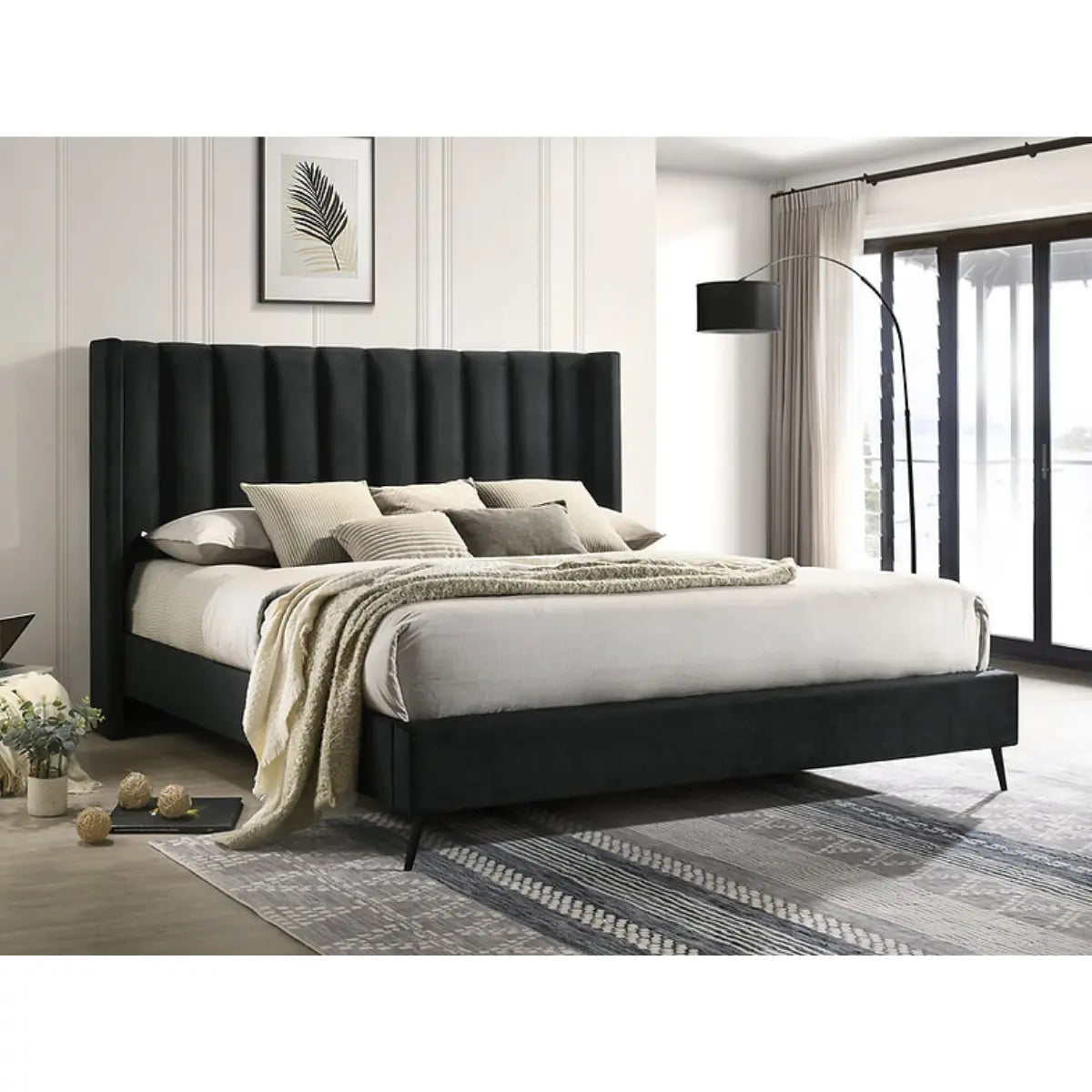 5231 Platform Bed in Black I.F.Furniture