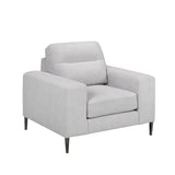 SBF Premium 3pc Sofa Set Silver Sofa by Fancy