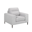 SBF Premium Chair Silver Sofa by Fancy