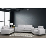 SBF Premium 3pc Sofa Set Silver Sofa by Fancy