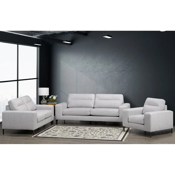 Premium 5542 Sofa Set in Silver| Top Furniture Store in Brampton